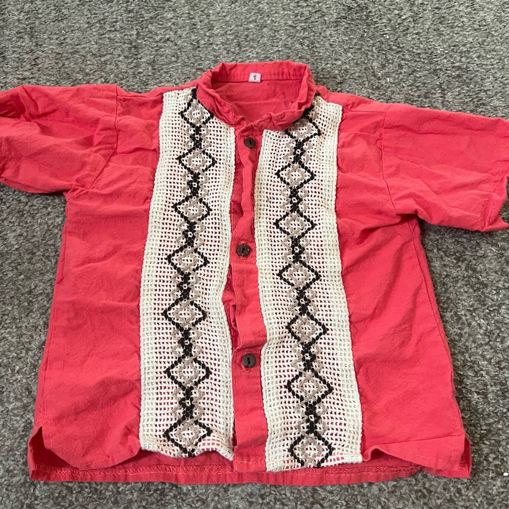 4T Guayabera shirt
